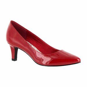 Easy Street Pointe Pumps - Red